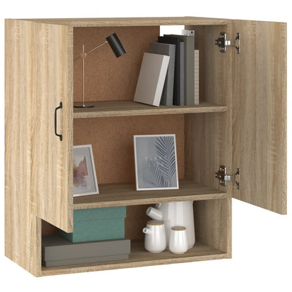 vidaXL Wall Cabinet Sonoma Oak 60x31x70 cm Engineered Wood