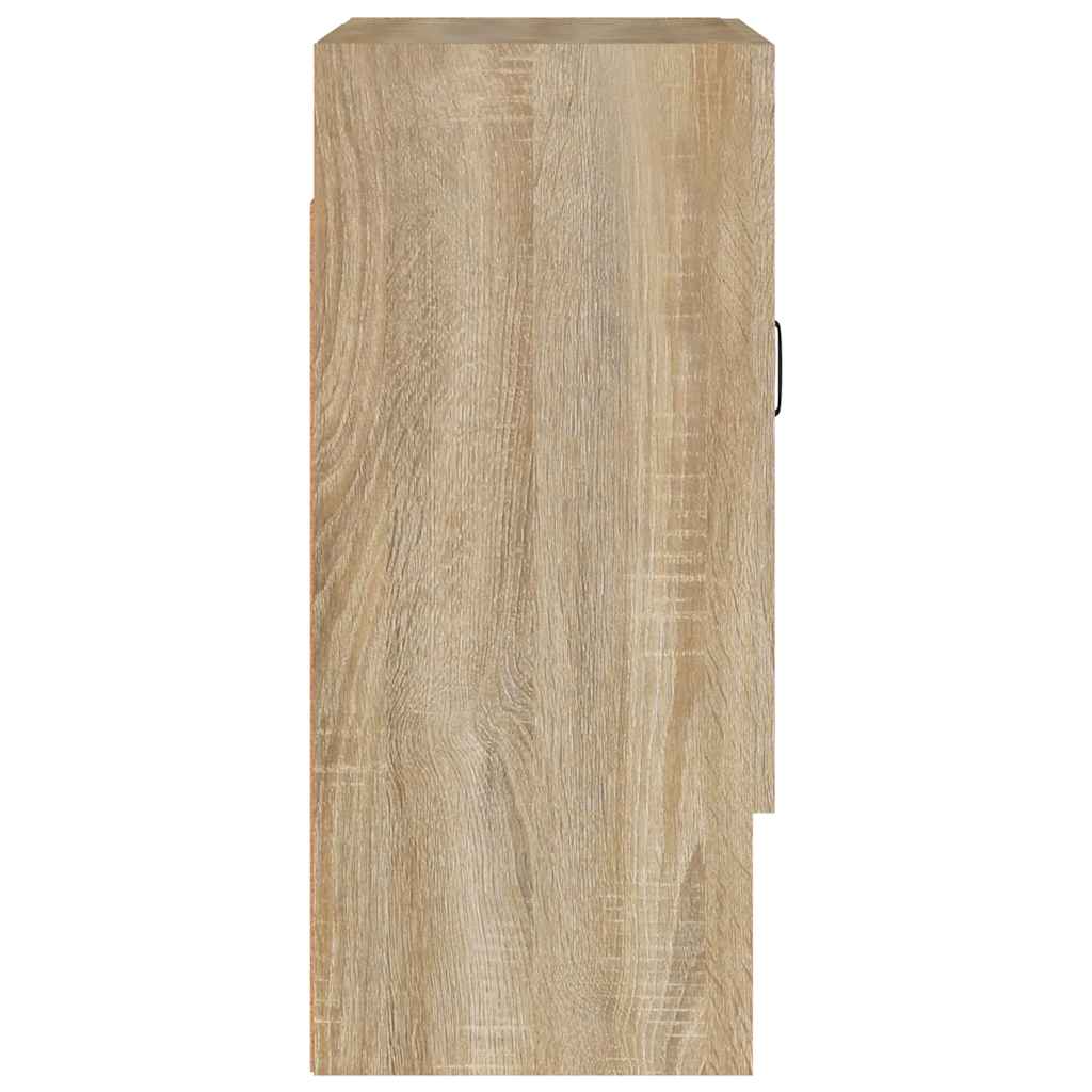 812882 vidaXL Wall Cabinet Sonoma Oak 60x31x70 cm Engineered Wood