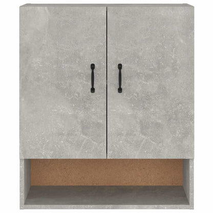 812883 vidaXL Wall Cabinet Concrete Grey 60x31x70 cm Engineered Wood