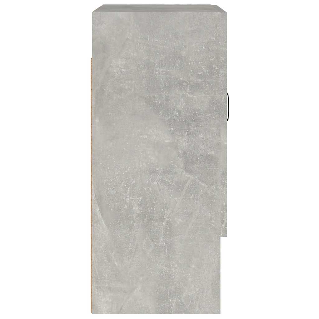 812883 vidaXL Wall Cabinet Concrete Grey 60x31x70 cm Engineered Wood