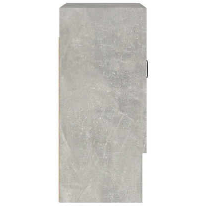 812883 vidaXL Wall Cabinet Concrete Grey 60x31x70 cm Engineered Wood