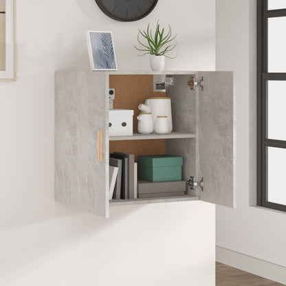 vidaXL Wall Cabinet Concrete Grey 60x30x60 cm Engineered Wood