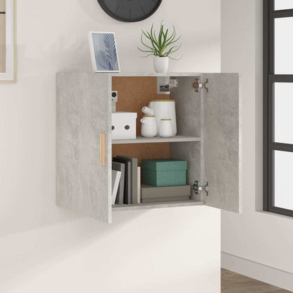 vidaXL Wall Cabinet Concrete Grey 60x30x60 cm Engineered Wood
