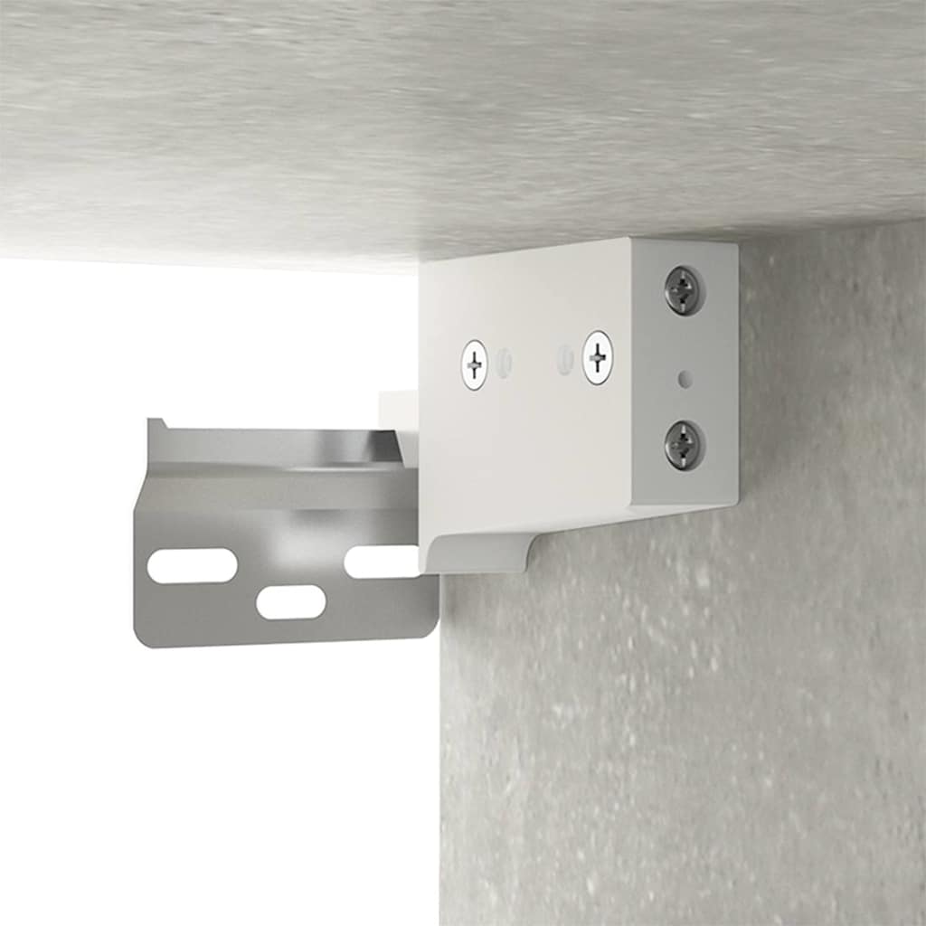 vidaXL Wall Cabinet Concrete Grey 60x30x60 cm Engineered Wood