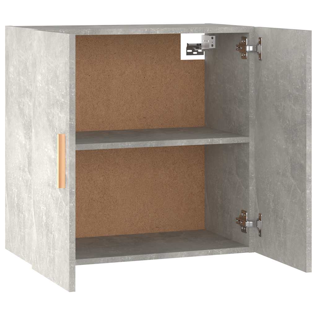vidaXL Wall Cabinet Concrete Grey 60x30x60 cm Engineered Wood