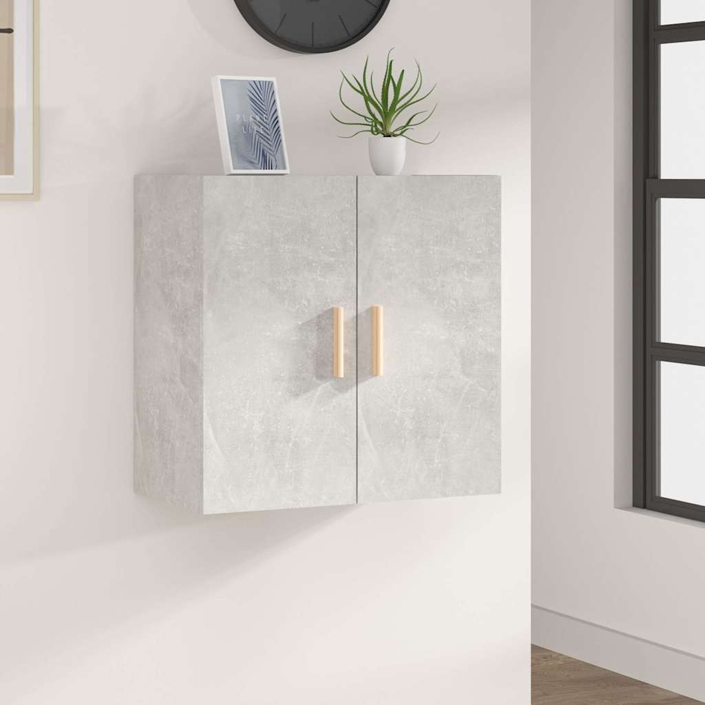 vidaXL Wall Cabinet Concrete Grey 60x30x60 cm Engineered Wood