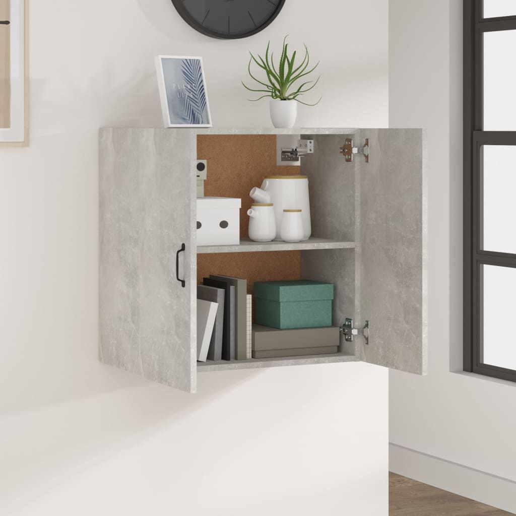 vidaXL Floating Cabinet | Concrete grey | Engineered wood
