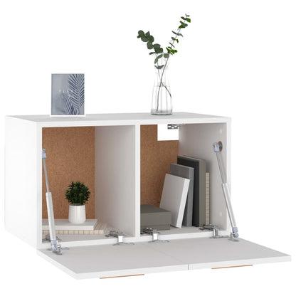 vidaXL Wall Cabinet White 60x36.5x35 cm Engineered Wood