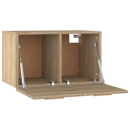 vidaXL Wall Cabinet Sonoma Oak 60x36.5x35 cm Engineered Wood