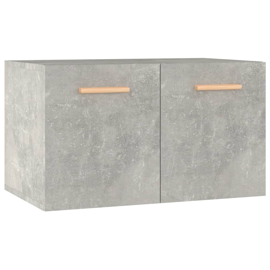 vidaXL Wall Cabinet Concrete Grey 60x36.5x35 cm Engineered Wood