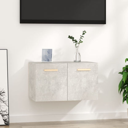 vidaXL Wall Cabinet Concrete Grey 60x36.5x35 cm Engineered Wood