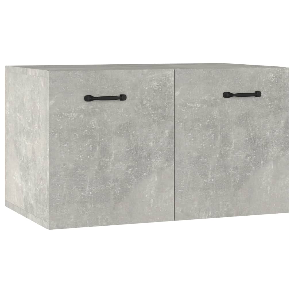 vidaXL Wall Cabinet Concrete Grey 60x36.5x35 cm Engineered Wood