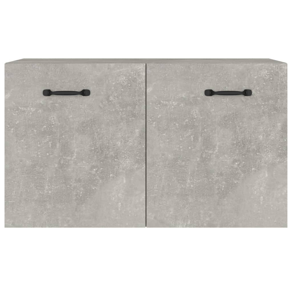 vidaXL Wall Cabinet Concrete Grey 60x36.5x35 cm Engineered Wood
