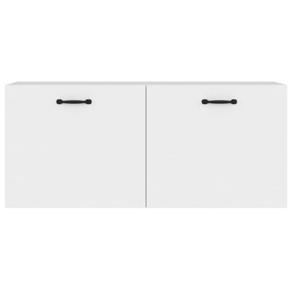 vidaXL Wall Cabinet White 80x36.5x35 cm Engineered Wood