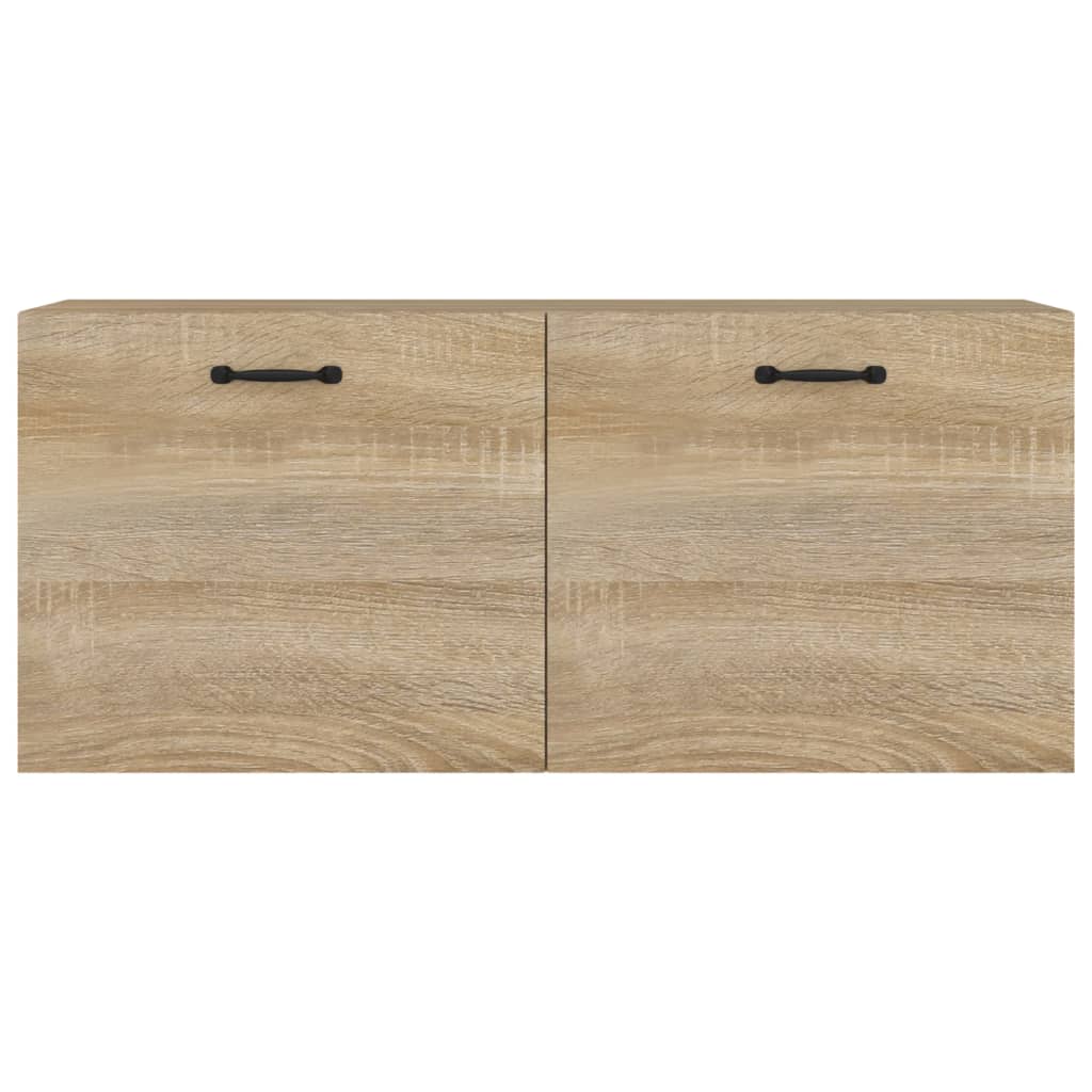 vidaXL Wall Cabinet Sonoma Oak 80x36.5x35 cm Engineered Wood