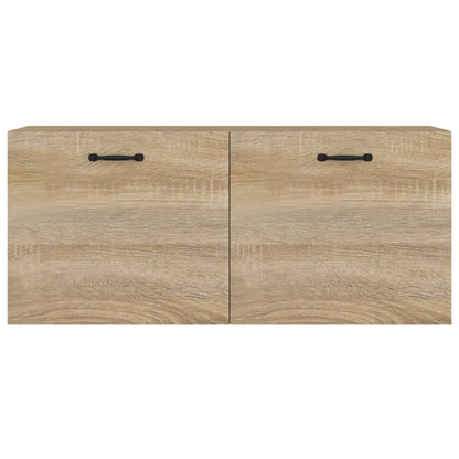 vidaXL Wall Cabinet Sonoma Oak 80x36.5x35 cm Engineered Wood