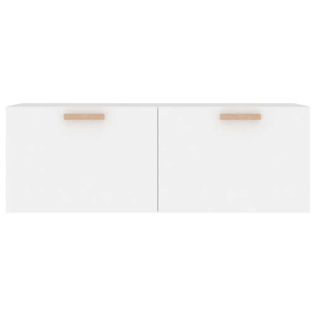 vidaXL Wall Cabinet White 100x36.5x35 cm Engineered Wood