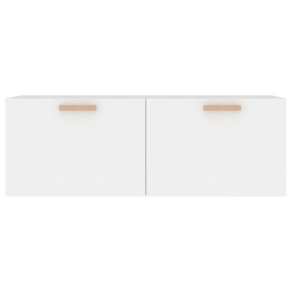 vidaXL Wall Cabinet White 100x36.5x35 cm Engineered Wood