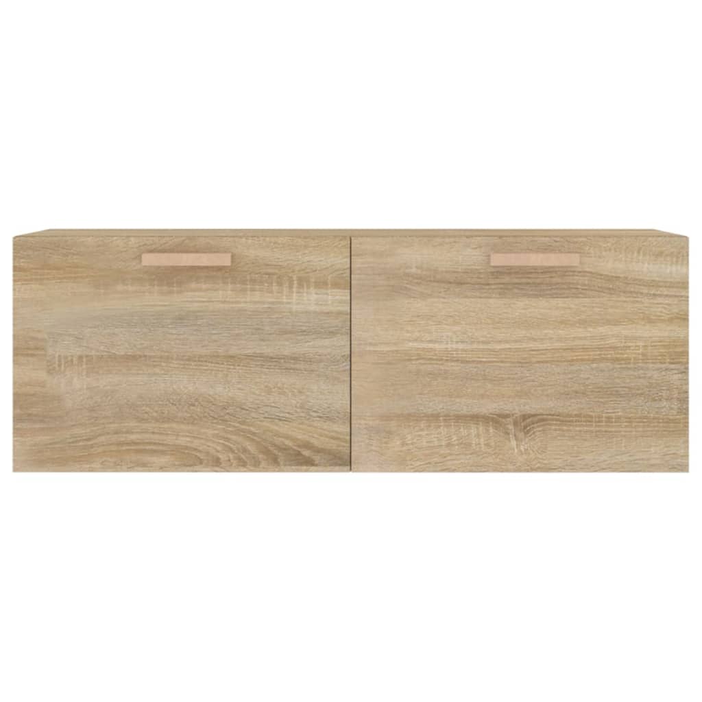 vidaXL Wall Cabinet Sonoma Oak 100x36.5x35 cm Engineered Wood