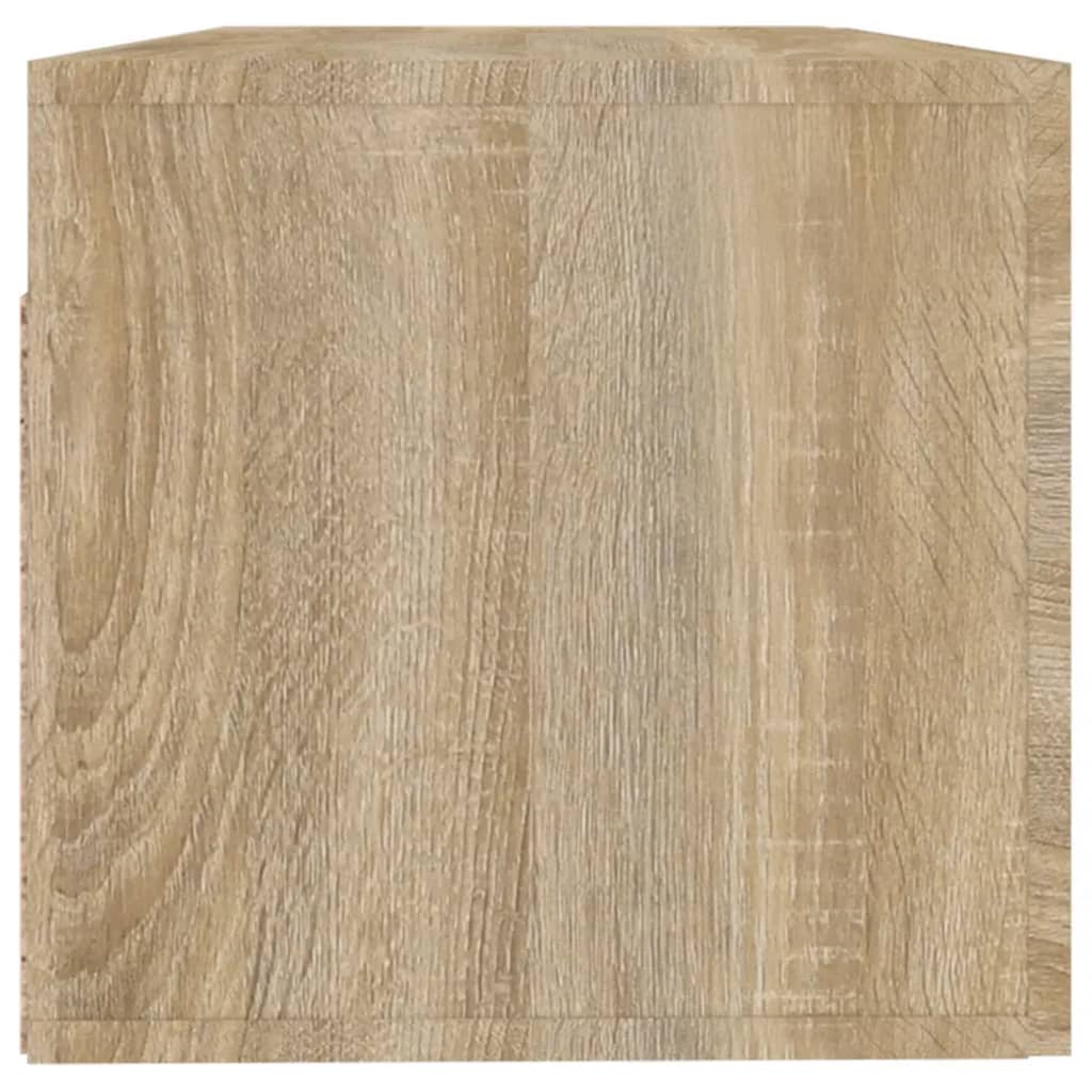 vidaXL Wall Cabinet Sonoma Oak 100x36.5x35 cm Engineered Wood
