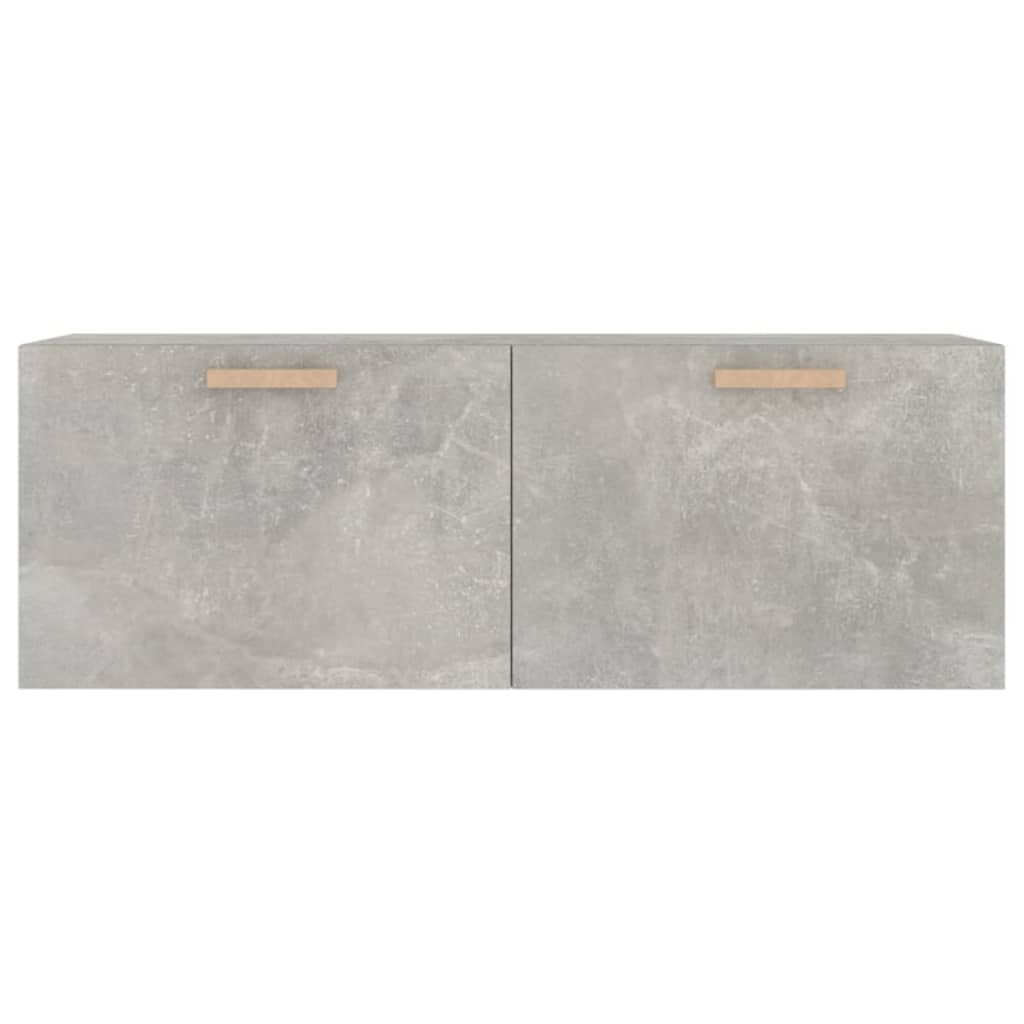 vidaXL Wall Cabinet Concrete Grey 100x36.5x35 cm Engineered Wood