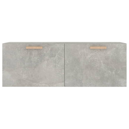vidaXL Wall Cabinet Concrete Grey 100x36.5x35 cm Engineered Wood