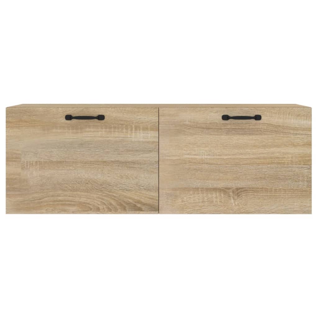 vidaXL Wall Cabinet Sonoma Oak 100x36.5x35 cm Engineered Wood