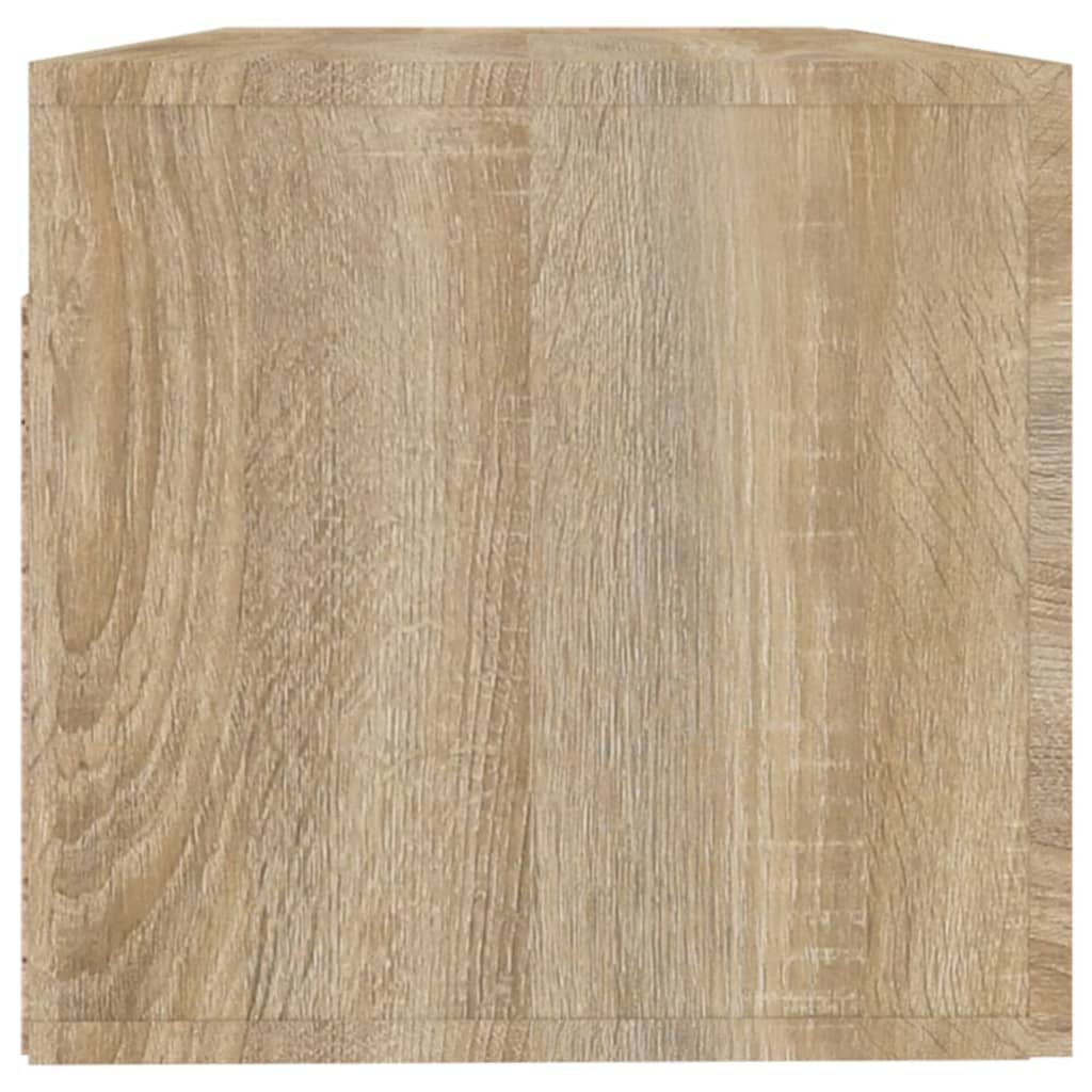 vidaXL Wall Cabinet Sonoma Oak 100x36.5x35 cm Engineered Wood