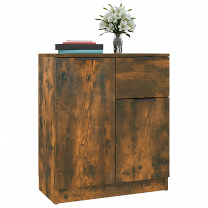 vidaXL Sideboard Smoked Oak 60x30x70 cm Engineered Wood