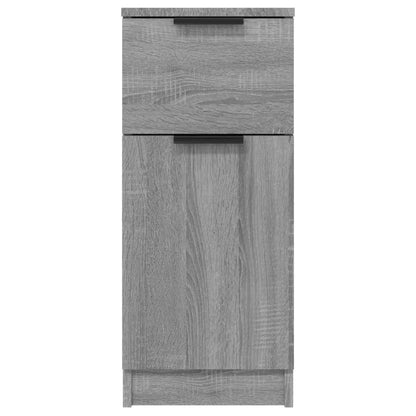 vidaXL Sideboards 2 pcs Grey Sonoma 30x30x70 cm Engineered Wood