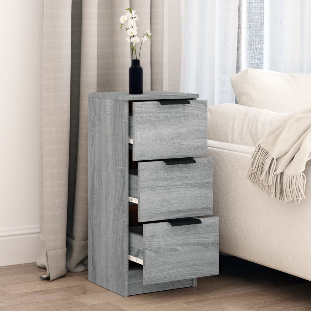 vidaXL Sideboard | Grey sonoma | Engineered wood | Small |  Simple | Sideboard