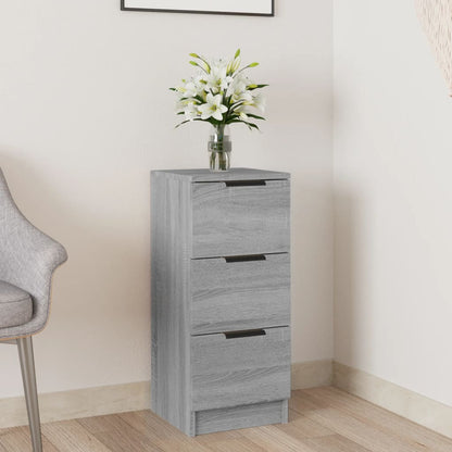 vidaXL Sideboard | Grey sonoma | Engineered wood | Small |  Simple | Sideboard