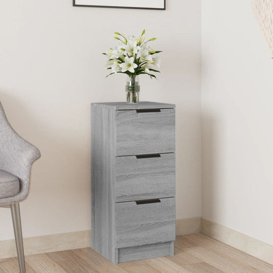 vidaXL Sideboard | Grey sonoma | Engineered wood | Small |  Simple | Sideboard