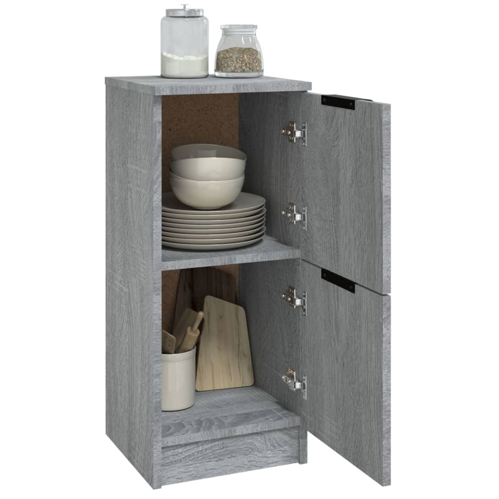 vidaXL Sideboard Grey Sonoma 30x30x70 cm Engineered Wood