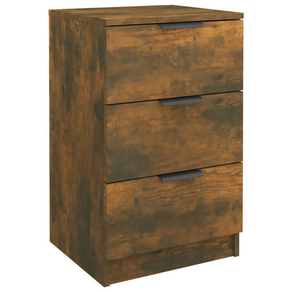 vidaXL Bedside Cabinets 2 pcs Smoked Oak 40x36x65 cm