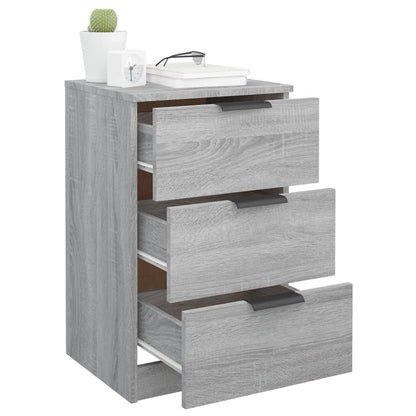 vidaXL Bedside Cabinet Grey Sonoma 40x36x65 cm