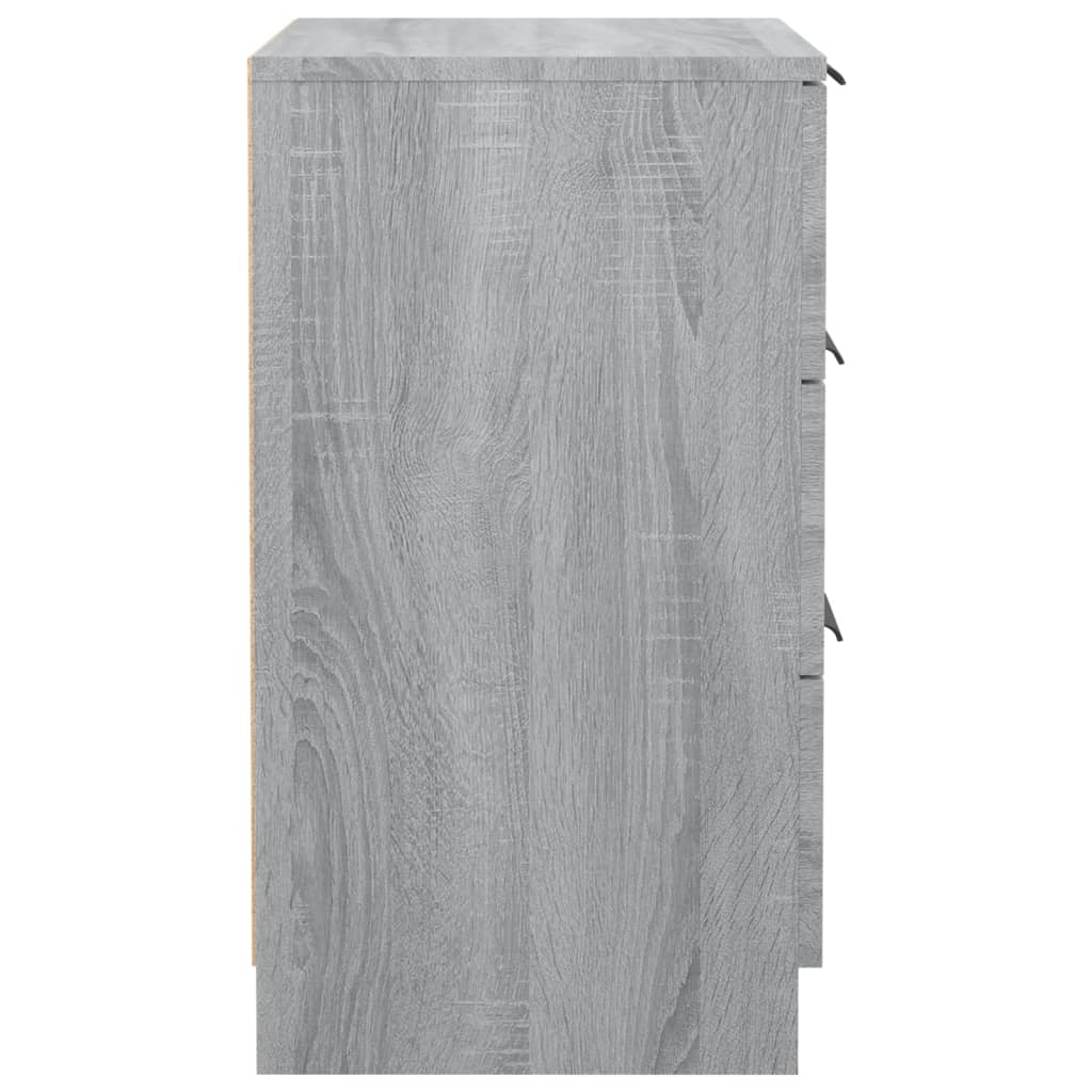 vidaXL Bedside Cabinet Grey Sonoma 40x36x65 cm