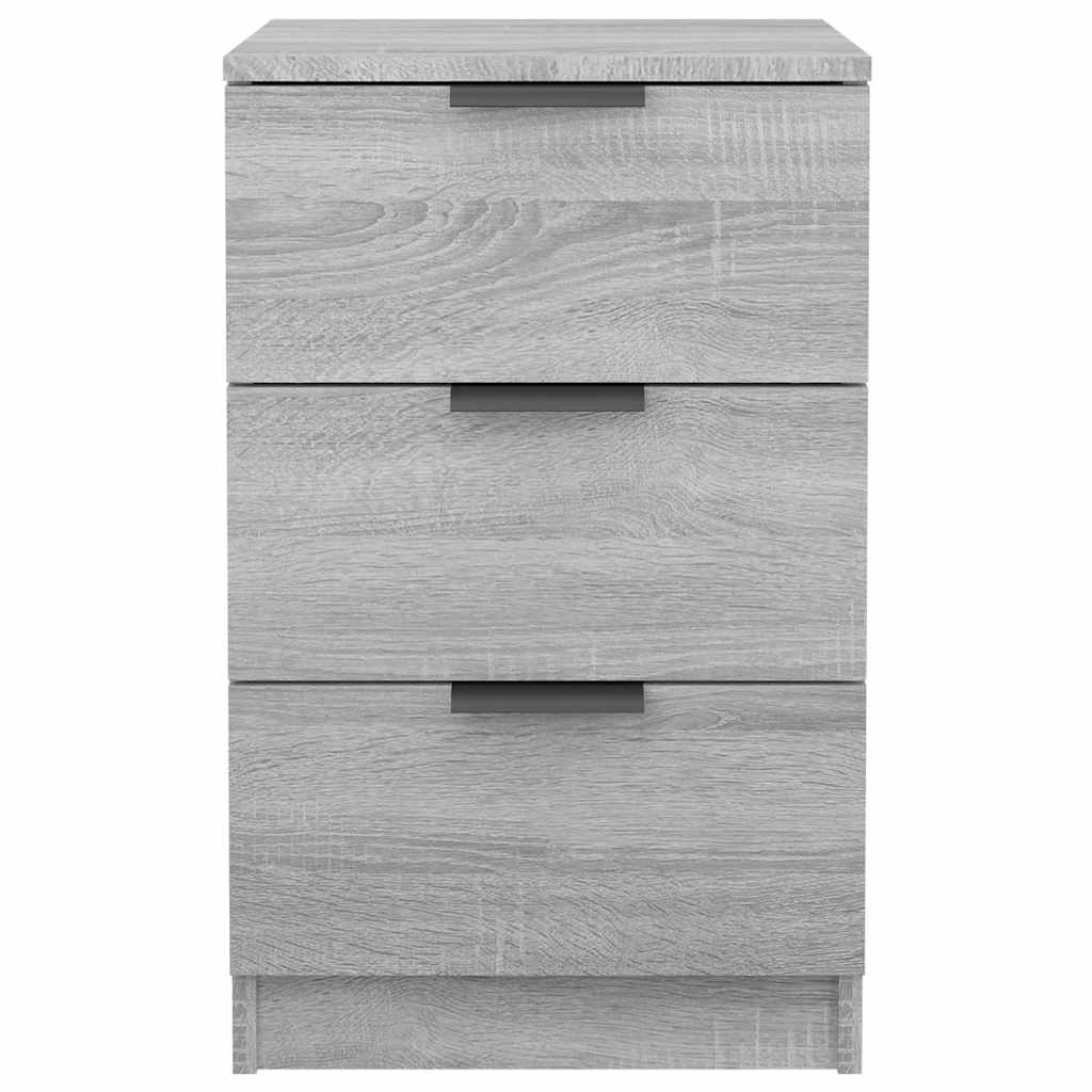 vidaXL Bedside Cabinets 2 pcs Grey Sonoma 40x36x65 cm