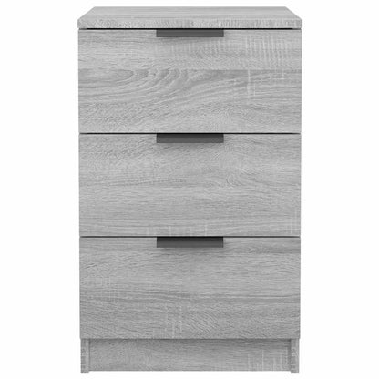 vidaXL Bedside Cabinets 2 pcs Grey Sonoma 40x36x65 cm