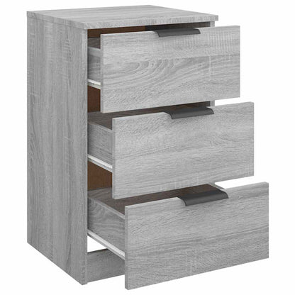vidaXL Bedside Cabinets 2 pcs Grey Sonoma 40x36x65 cm