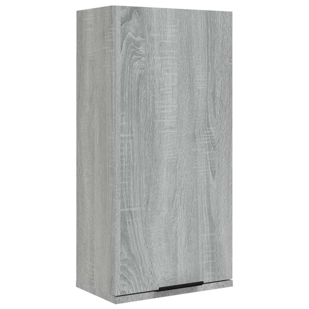 vidaXL Wall-mounted Bathroom Cabinet Grey Sonoma 32x20x67 cm