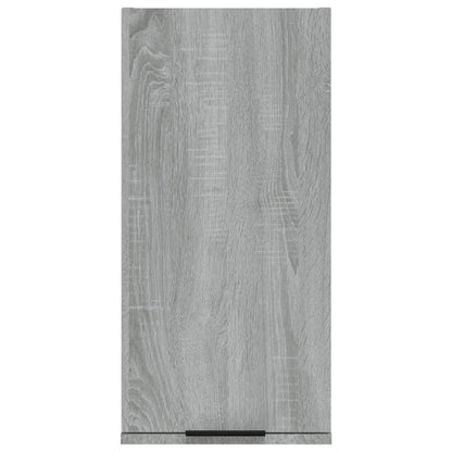 vidaXL Wall-mounted Bathroom Cabinet Grey Sonoma 32x20x67 cm
