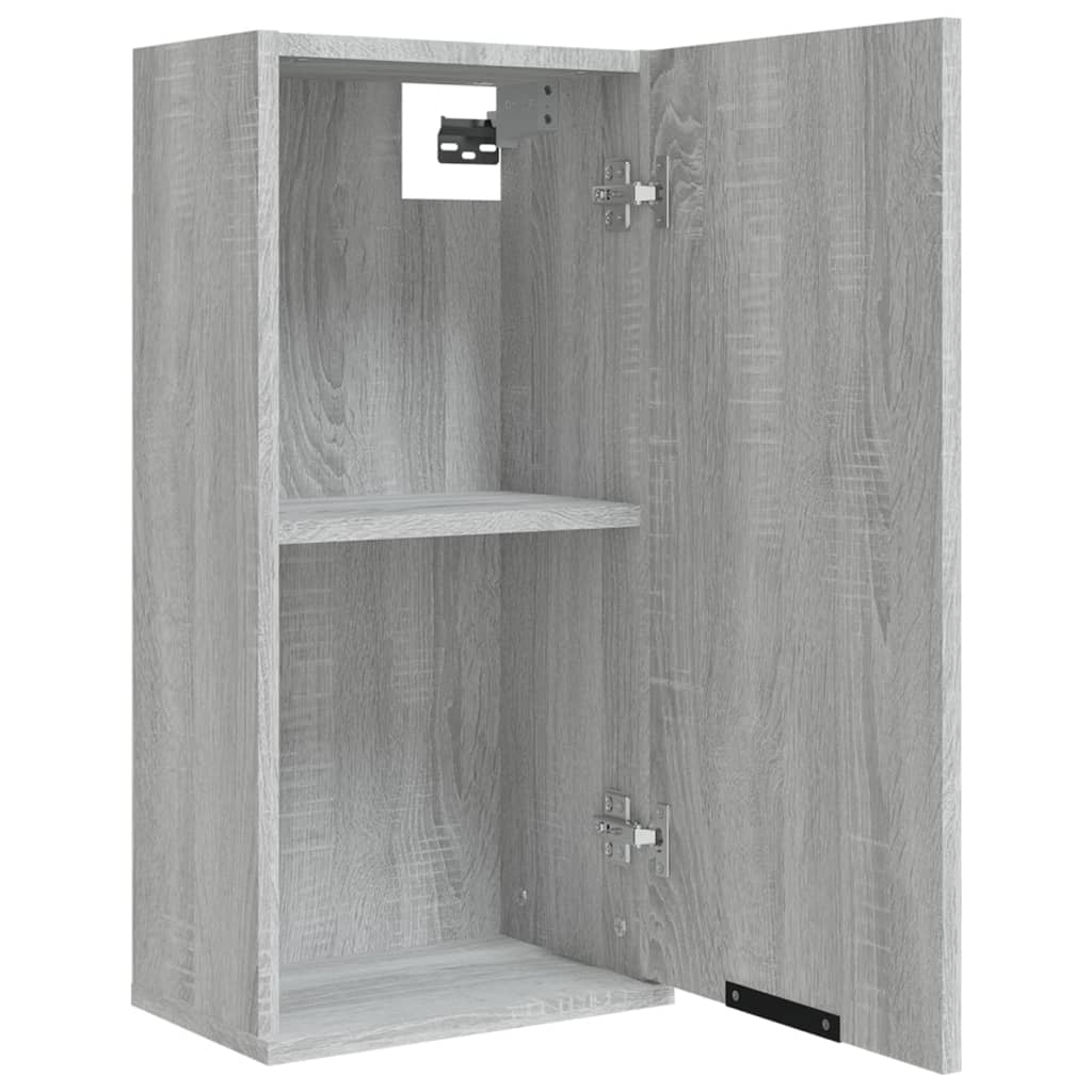 vidaXL Wall-mounted Bathroom Cabinet Grey Sonoma 32x20x67 cm