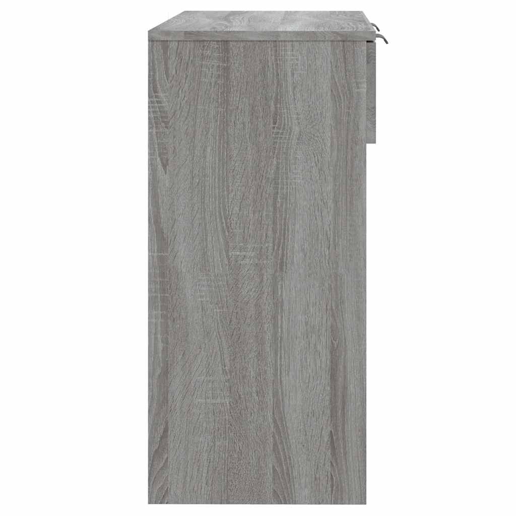 vidaXL Console Table Grey Sonoma 90x36x75 cm Engineered Wood