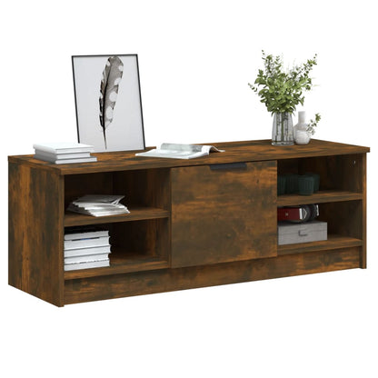 vidaXL TV Cabinet Smoked Oak 102x35.5x36.5 cm Engineered Wood