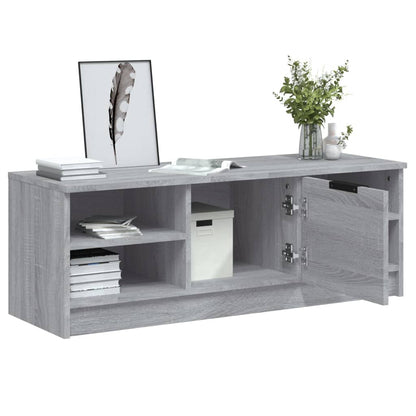 vidaXL TV Cabinet Grey Sonoma 102x35.5x36.5 cm Engineered Wood