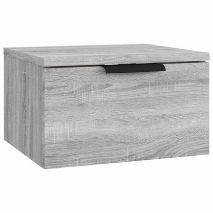 vidaXL Wall-mounted Bedside Cabinets 2 pcs Grey Sonoma 34x30x20 cm