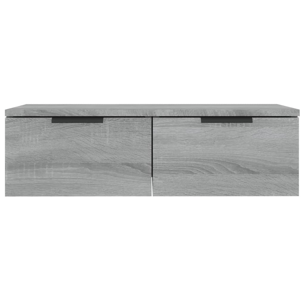 vidaXL Wall Cabinet Grey Sonoma 68x30x20 cm Engineered Wood