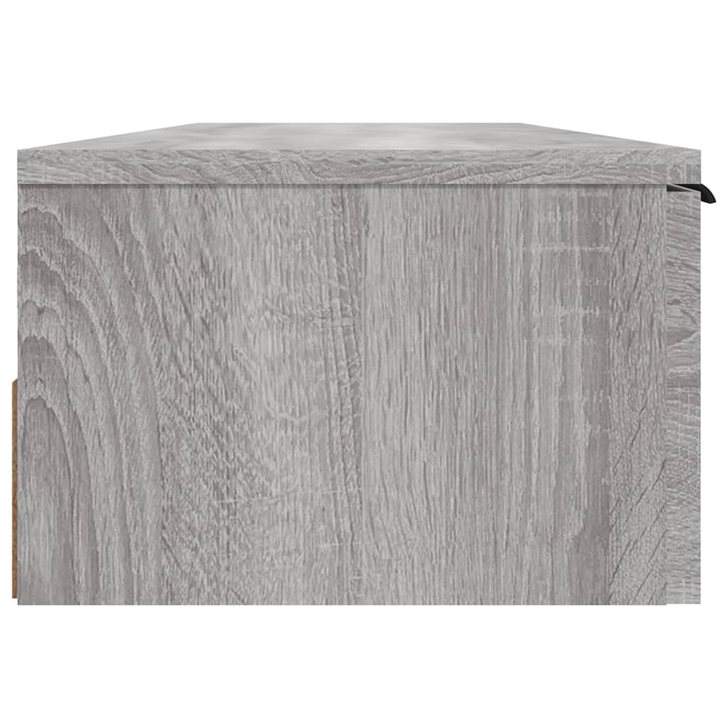 vidaXL Wall Cabinet Grey Sonoma 102x30x20 cm Engineered Wood