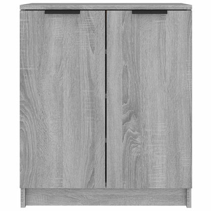 vidaXL Shoe Cabinet Grey Sonoma 59x35x70 cm Engineered Wood